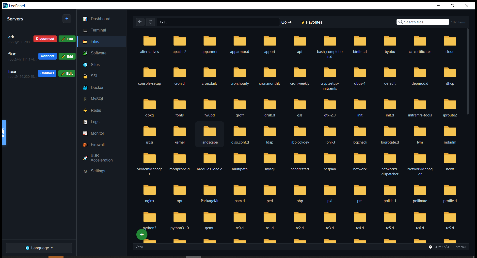 LeePanel Dashboard